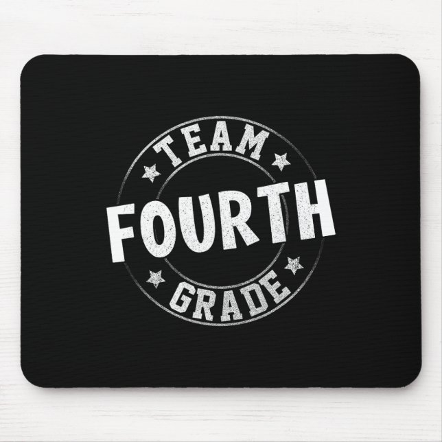 Mousepad Professora Do Quarto Grau Que Regressa À Escola 4. (Frente)