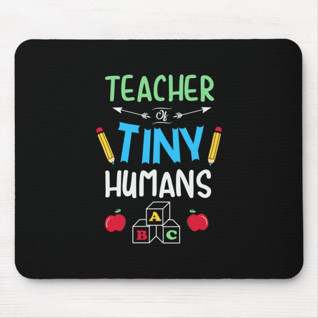 Mousepad Professora Dotada Professora Minúscula Humana (Frente)