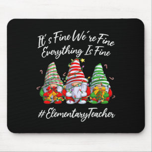 Mousepad Professora Elementar Tripulação Tudo É Um Bom Nata