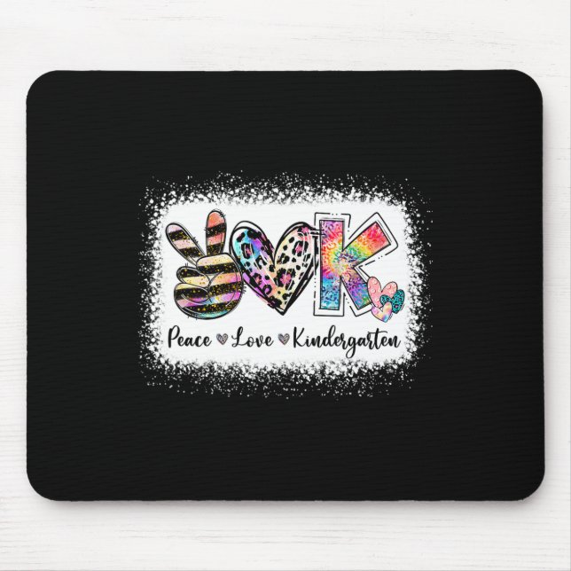 Mousepad Professora Grau Paz Amor Team Kindergarten (Frente)