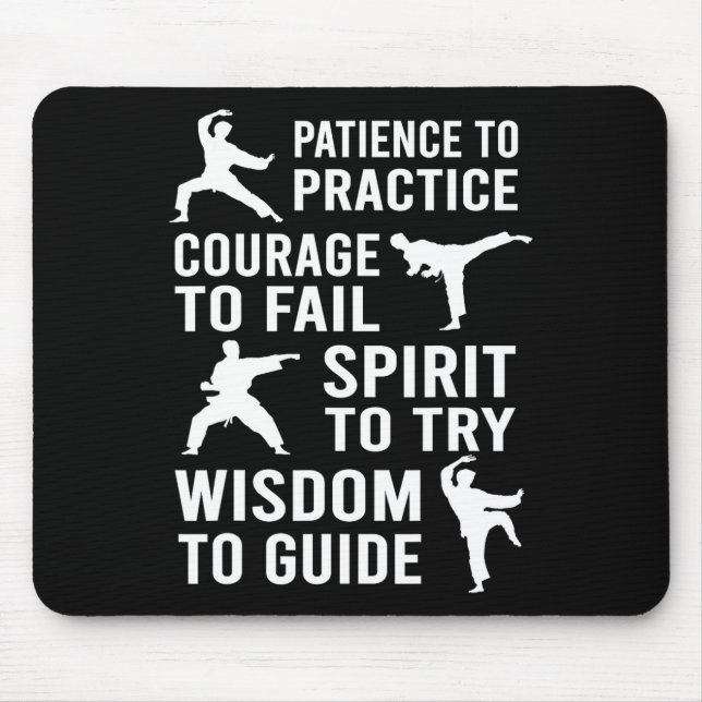 Mousepad Professora Karate Estudante Prática Estudante Kara (Frente)