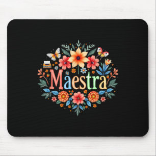 Mousepad Professora mexicana espanhola Maestra México Cinco