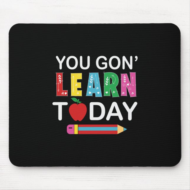 Mousepad Professora Presente Que Quer Aprender Hoje (Frente)