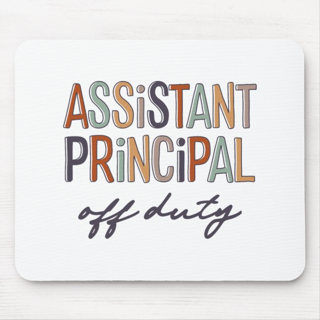 Mousepad Professora Principal Em Serviço No Dia Passado Da  (Frente)
