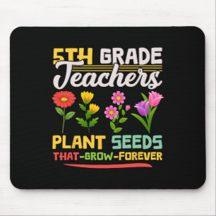 Mousepad Professores Da Classe 5 Plantam Sementes Que Cresc