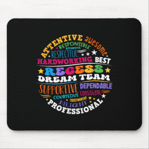Mousepad Professores da Equipe dos Sonhos do Recreio Alunos