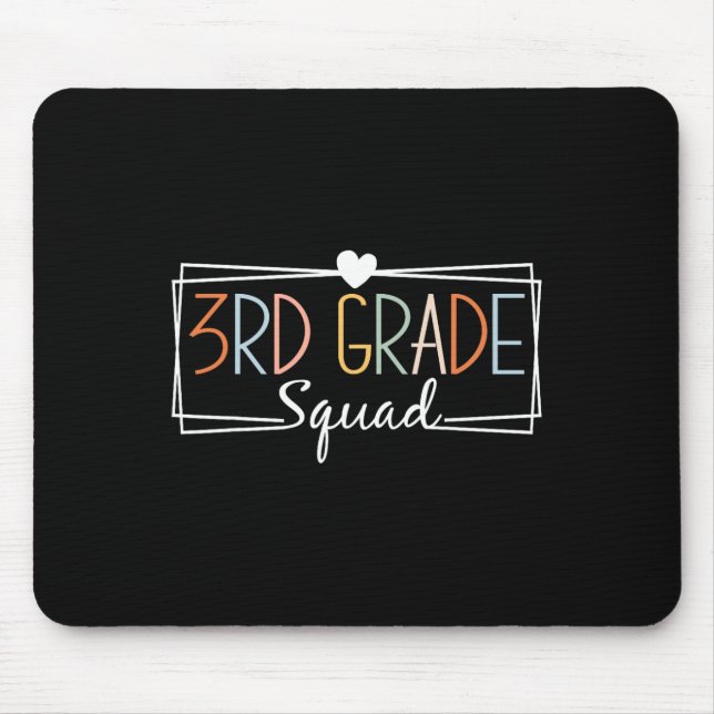 Mousepad Professores da Turma da Terceira Série Crianças da (Frente)