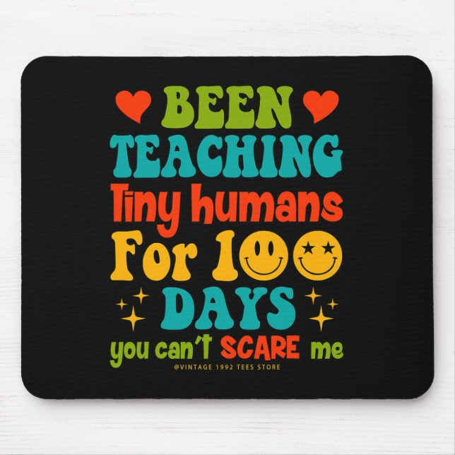 Mousepad Professores Do Dia Da Escola Crianças Ensinam Minú (Frente)