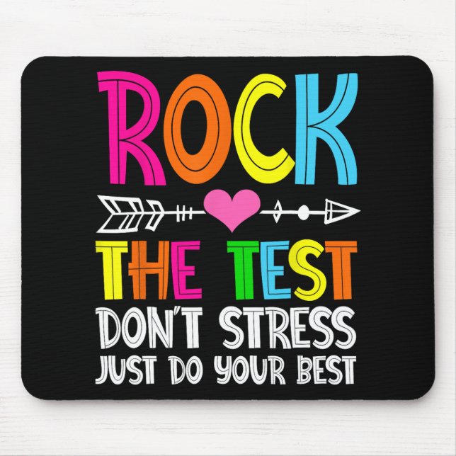Mousepad Professores do Dia de Teste do Professor no Dia de (Frente)