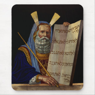 Mousepad Profeta Moisés com os comprimidos da lei
