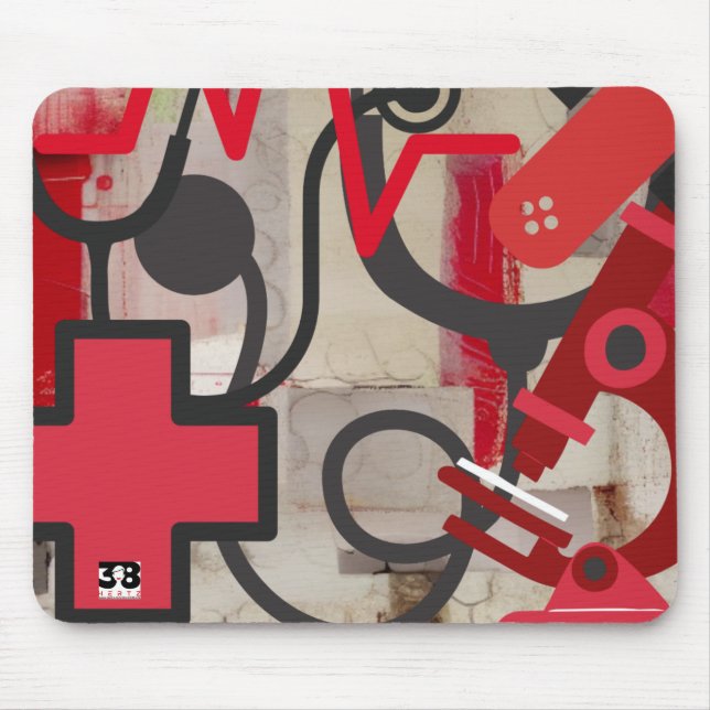 Mousepad Profissionais de medicina (Frente)