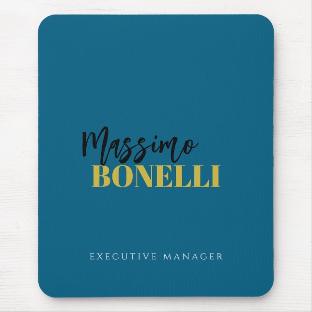 Mousepad Profissional elegante moderno minimalista simples (Frente)
