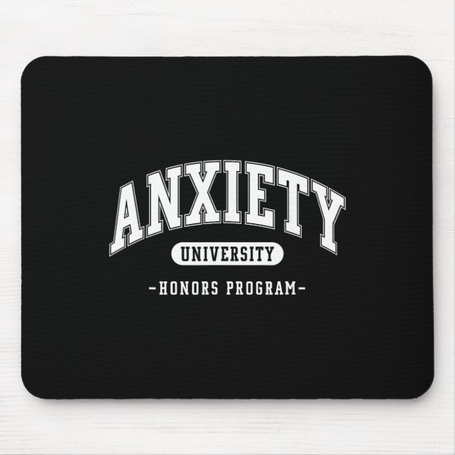 Mousepad Programa de Honra da Universidade de Ansiedade Eng (Frente)