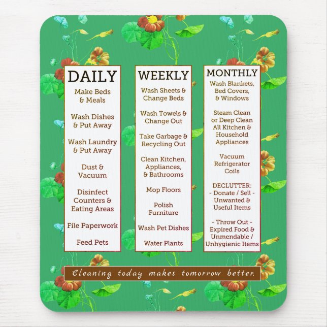 Mousepad Programação da limpeza & vintage da afirmação (Frente)