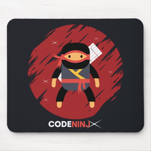 Mousepad Programador Code Ninja (Frente)