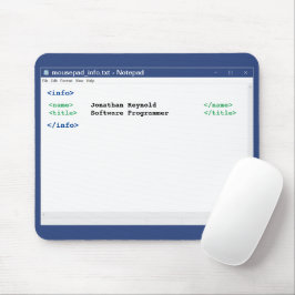 Mousepad Programador de Formato de Codificador de Bloco de