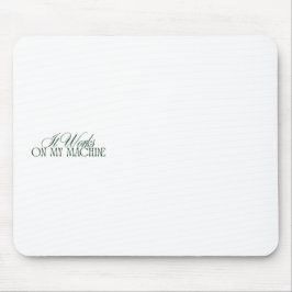 Mousepad Programador Divertido — Presente