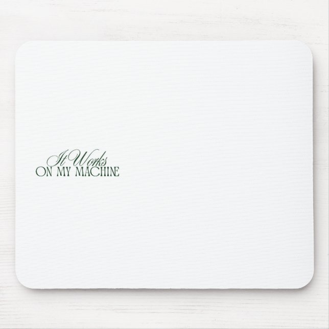 Mousepad Programador Divertido  — Presente (Frente)