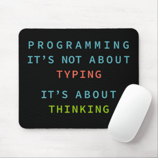 Mousepad Programming Mindset Quote for Coders & Developers