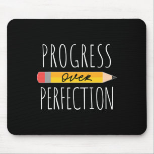 Mousepad Progresso Motivacional em Perfeição de volta a Sch