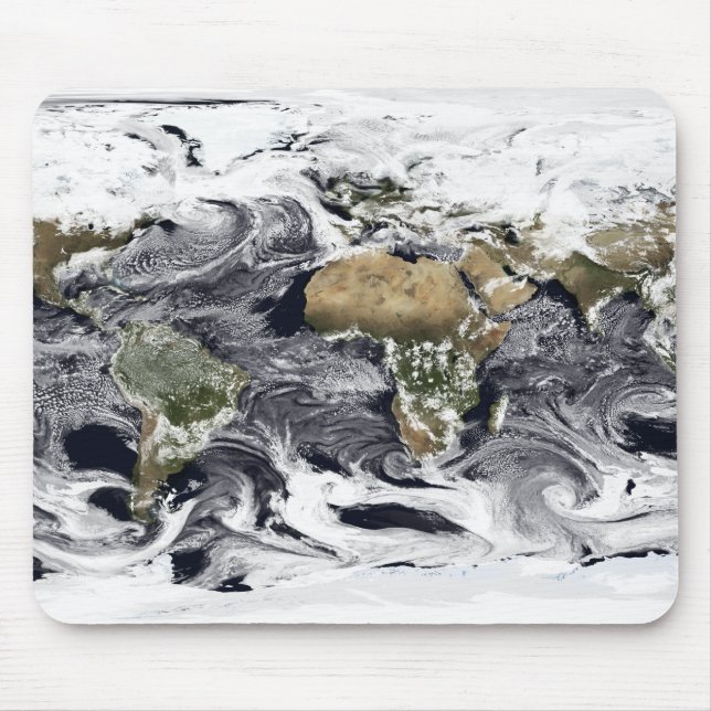 Mousepad Projeção de equidistante cilíndrico (Frente)