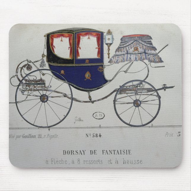 Mousepad Projete para 'um Cupé Dorsay de Fantaisie' (Frente)