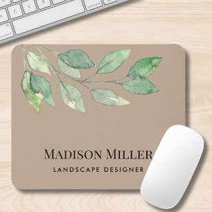 Mousepad Projetista de Paisagens Aquarela Vegetação