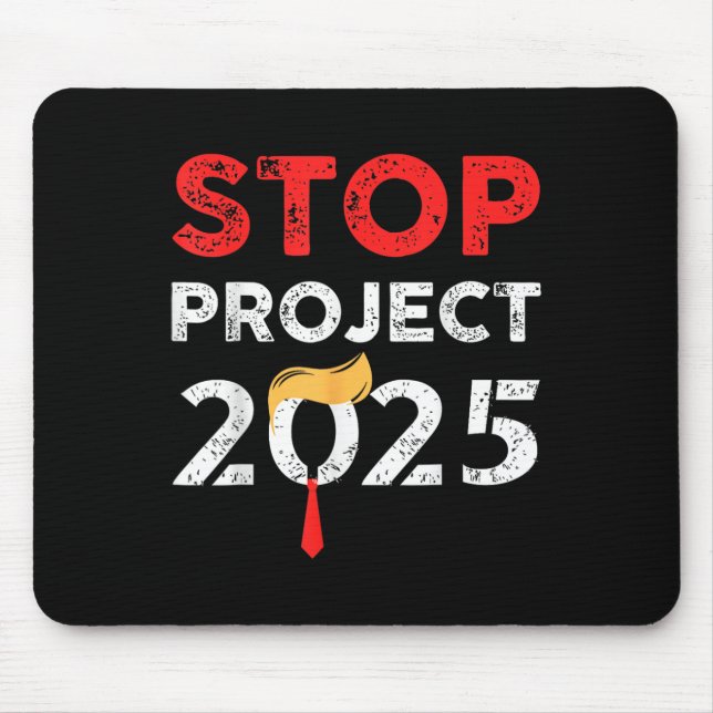 Mousepad Projeto 2025 Projeto de Trump Anti Trump Presente  (Frente)