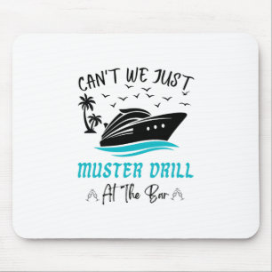 Mousepad Projeto de bebida engraçado para treino de muster