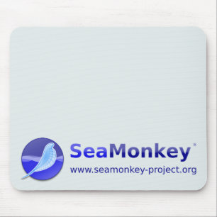 Mousepad Projeto de SeaMonkey - logotipo horizontal