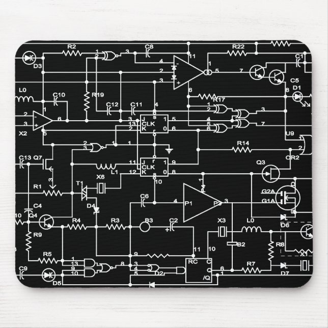 Mousepad projeto eletrônico (Frente)