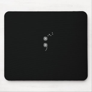 Mousepad Projeto Semicolon Prevenção Suicida Dandel