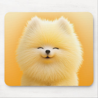Mousepad Projetos de Amigo Peludo de Cachorro Fofo em Mouse