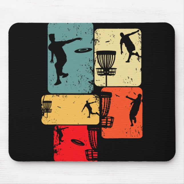 Mousepad Projetos Legais de Disc Golf e Ideias de Presentes (Frente)