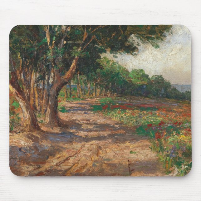 Mousepad Promenade em Euxinograd com revestimento de Elm (Frente)