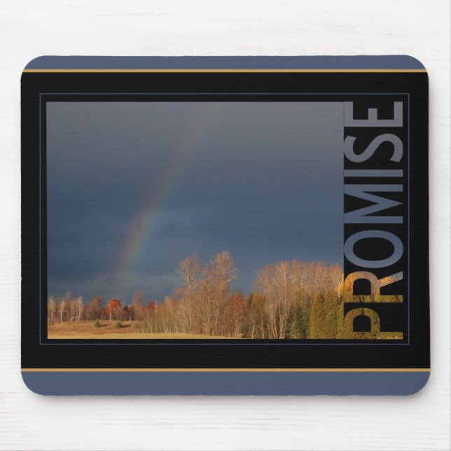 Mousepad PROMESSA do impacto da palavra (Frente)