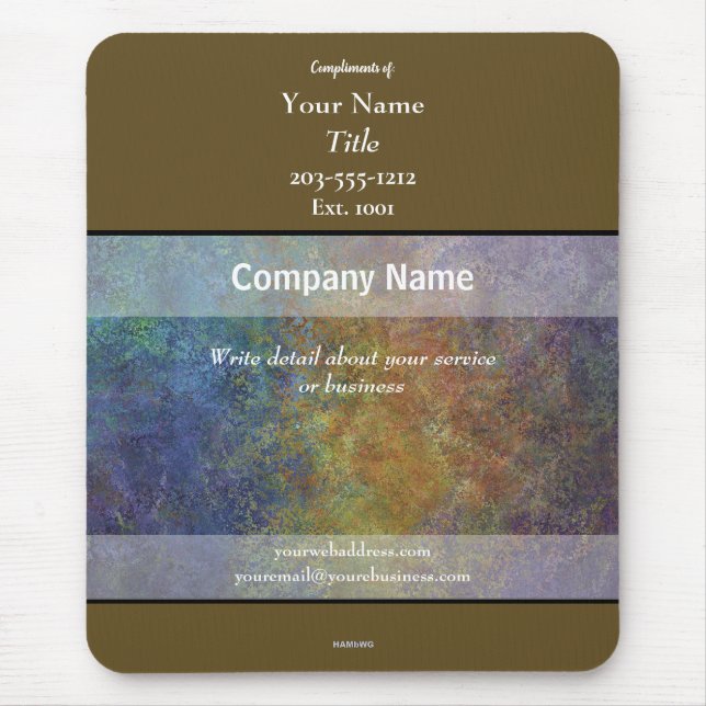 Mousepad Promocional Bronze - HAMbyWG (Frente)