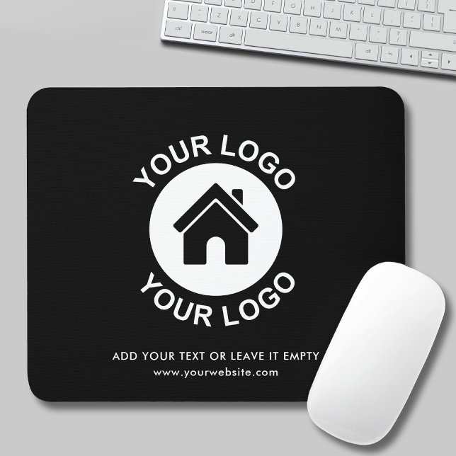 Mousepad Promocional com Logotipo e Texto Personal (Criador carregado)