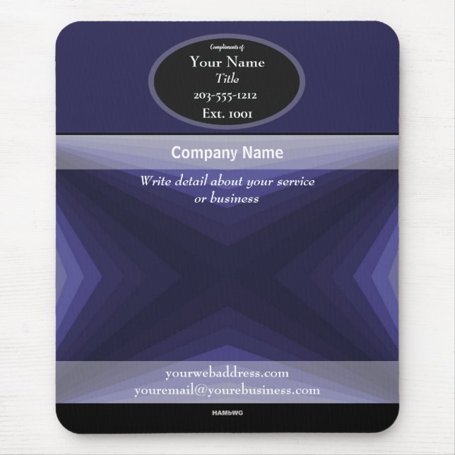 Mousepad Promocional Deep Purple - HAMbyWG (Frente)