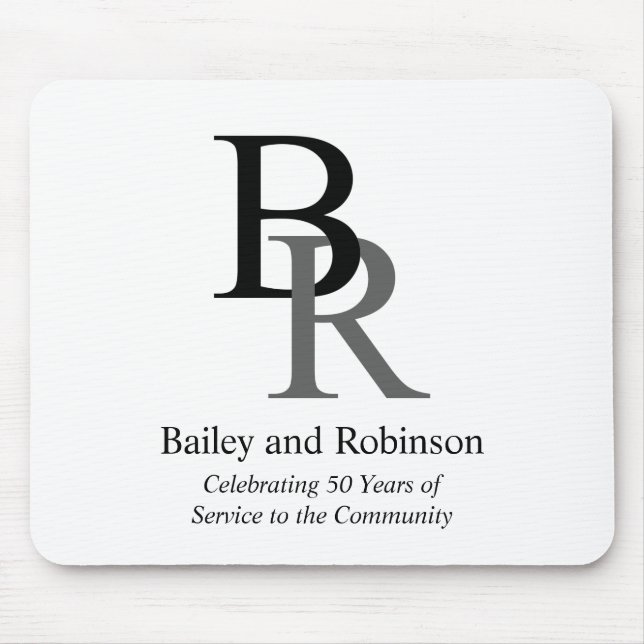Mousepad Promocional para logotipo profissional Empresa (Frente)