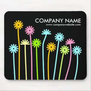 Mousepad Promocional (preto) feliz das flores