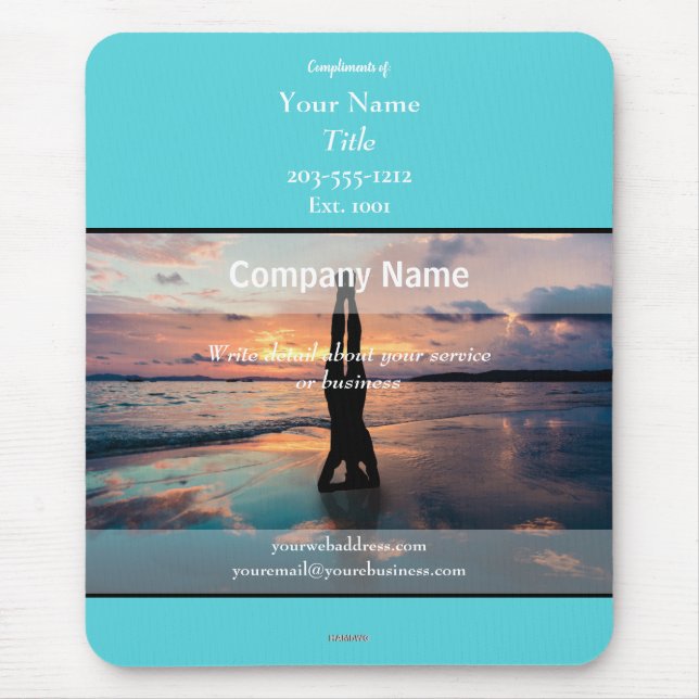 Mousepad Promocional Yoga - HAMbyWG (Frente)