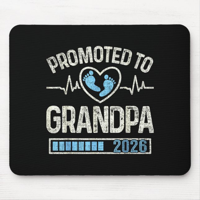 Mousepad Promoted To Grandpa 2026 Expecting Baby Soon To Be (Frente)