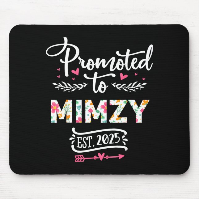 Mousepad Promoted To Mimzy 2025 Cute Pregnancy Announcement (Frente)