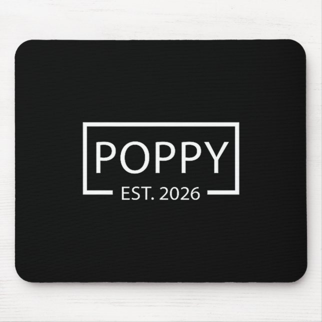 Mousepad Promoted To Ppy Est 2026 Baby Announcement Cket  (Frente)