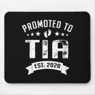 Mousepad Promovido a tia est 2026 logo será tia