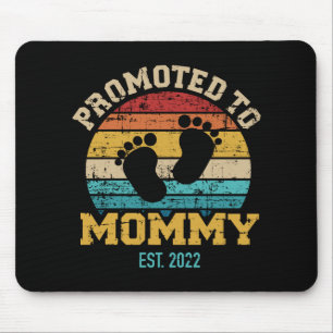 Mousepad Promovido ao retrato da vintage da mamãe para a n