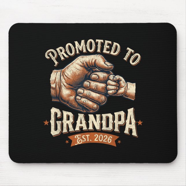 Mousepad Promovido para Avô Est 2026 Soco Ba (Frente)