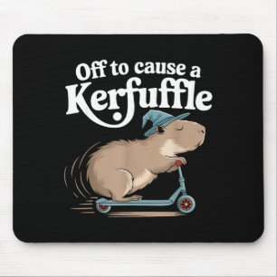 Mousepad Pronto para causar um tumulto meme de capivara eng
