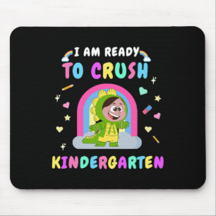 Mousepad Pronto Para Esmagar Menina Do Jardim De Infância D